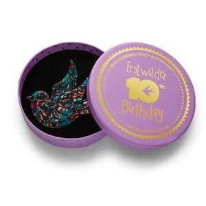 Erstwilder Fancie Jo Sparrow Colorful Resin Acrylic Brooch Pin